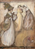 Three Figures, c. 1910