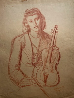 Woman with viola 