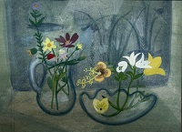 Flowers with Fish, circa 1950