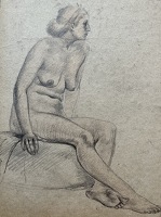 Female nude, circa 1945-1950