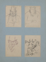 Four-portrait studies