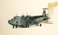 Sunderland and Hangar, circa 1940