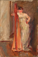 Femme a la harpe - circa 1905