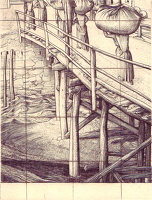 The Wooden Bridge Sottocastello, 1929