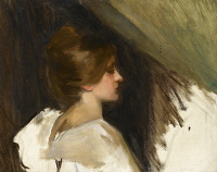 Profile portrait, head and shoulders