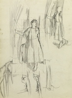 Study for The Curtain, 1930's
