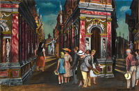 Tourists at The Teatro Olimpico