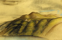 The Lake of Albano and Monte Cavo, 1928