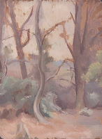 Plein air scetch of trees, c.1925