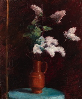 Still life with White Lilacs