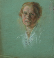 Portrait of a woman with glasses