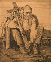 Man with a  Crucifix, 1924