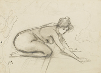 Study of a nude, crica 1900
