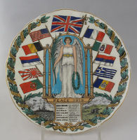 Victory plate 'Peace 1919'