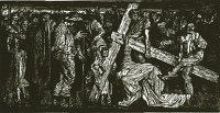 Jesus Falls Below the Cross, 1916