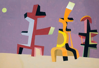 Three desert forms, 1960's