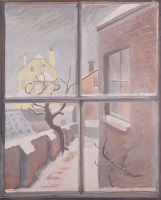 Langford; view through a window -...