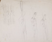 Rowers - Study for Man at Work, c. 1961
