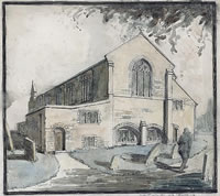 St John Church Rostrick, recto, c.1930