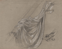 Drapery Study for a Station of the...