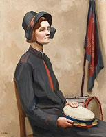 Portrait of a Salvation Army songster