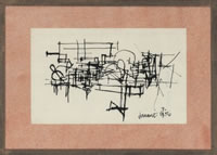 Study for flying man, 1954