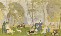 Study for Kensington Gardens, 1923