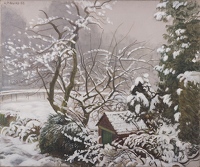 Winter, Artist's Garden, 1953