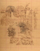 Study for Adam and Eve in the Garden...