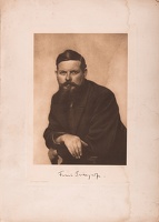 Photographic portrait of Frank Brangwyn
