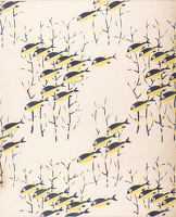 Design with Fish Motif, circa 1960