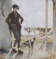 Coster with Dogs, circa 1925