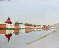 Mandalay Moat IX, circa 1908