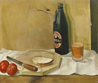Still life with bottle of Ale