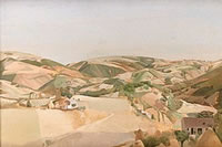 Umbrian landscape, circa 1923