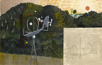 Landscape with a Garden Ornament, 1948