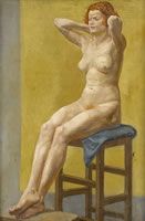 Seated Nude with Red Hair