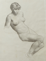 Seated Nude (reclining