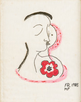 Woman with Red Poppy