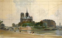 Notre Dame and Pont de L'Archeveche