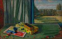 Ludo with Landscape, mid 1930's