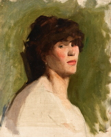 Portrait of a woman, c.1885