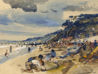 The Beach at Southend, circa 1950