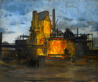 Study for a painting of the Steel...