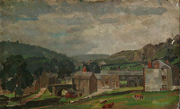 Derbyshire landscape - circa 1925