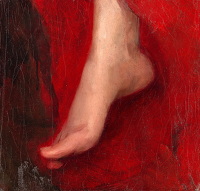 Study of a foot, early 1880's