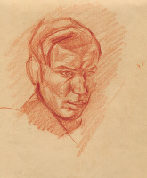 Self Portrait, head and shoulders 