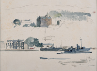 Study of submarines at Tobermory on...