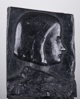 Profile of a young girl, circa 1920