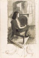 Study for Portrait (Ina Ades ?), 1943